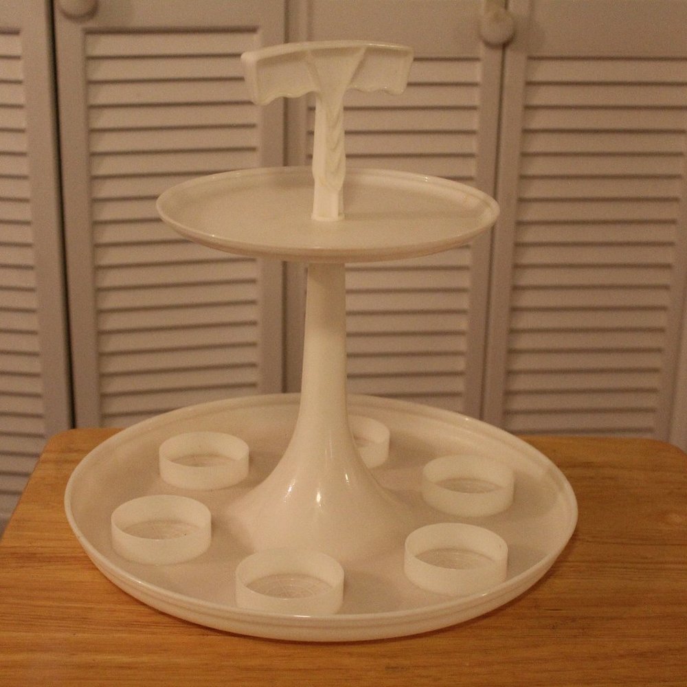 Vintage Tupperware Classic Carousel Tiered Caddy